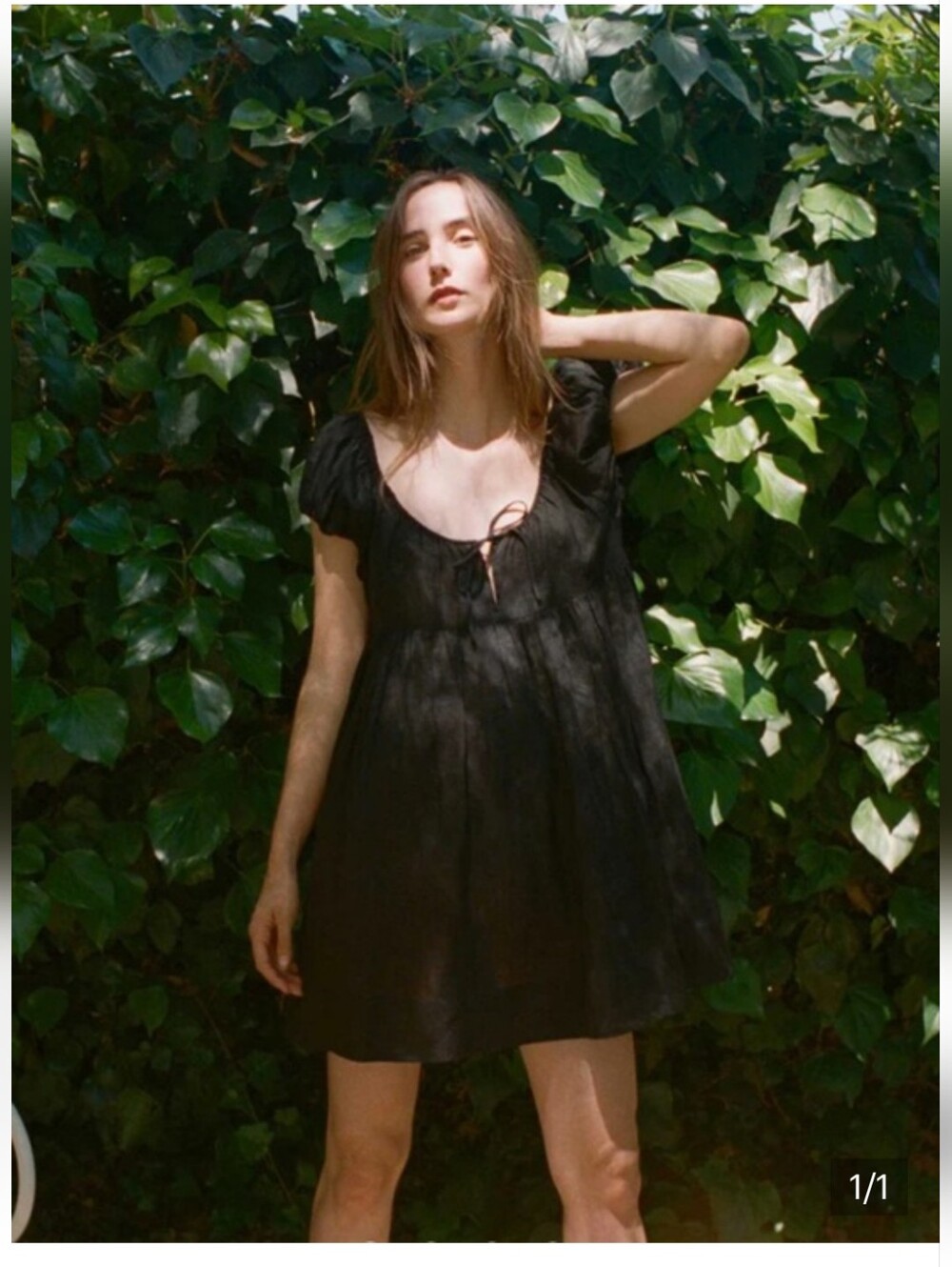 Doen Sarria Mini Black dress Size Large - Picture 7 of 7